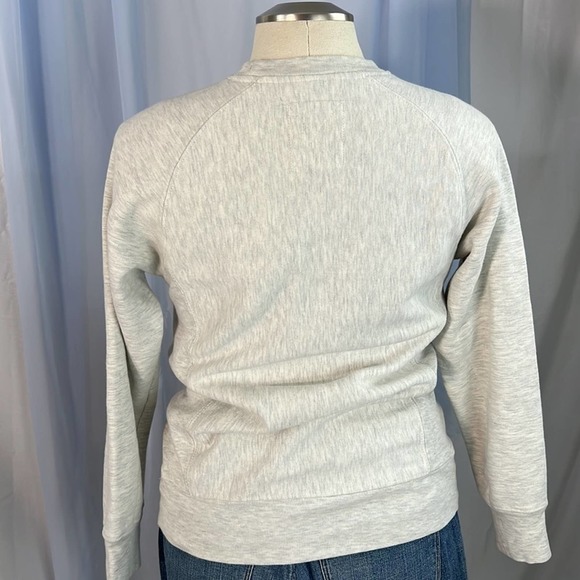 Michigan Wolverines Athletic Dept. crew neck long sleeve sweatshirt light gray S - Picture 2 of 7